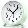 SOCICO Sveglia Analogica, Orologio Metallo Retro con Luce Notturna e Snooze | Design retrò robusto per casa o ufficio. Silenzioso, a batteria, perfetto in viaggio. Un regalo classico per tutti