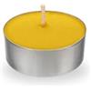 Palucart 50 tea light antizanzare candeline citronella 50 ceri giardino candele da interno o esterno