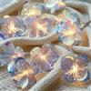 DAZZTIME Ghirlanda di Fiori a LED in Fibra Ottica,20 LED Catena Luminosa 3m,Ghirlanda di Fiori Artificiali in Fibra Ottica,Luci Decorative,per Tavolo,Matrimoni,Natale,Decorazione Primaverile