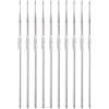 QUARKZMAN Uncinetto Uncino Acciaio Inox Acciaio 0,85mm Taglia USA 13 Ferri Maglia Ferri da Uncinetto per Filati Fai Da Te Filato Artigianale, 10pz