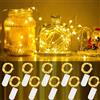 CNMTCCO luci fiabesche LED, 10 pezzi luci fiabesche per interni, luci led a batteria per decorazioni di nozze, decorazioni per le vacanze