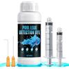 WEILAOK Tracciante Perdite Acqua, Rilevatore Perdite Piscina, Tracciante Aria Condizionata Auto, Rilevamento Fluoresceina Universale con Siringa per Ispezione Condizionatori, Piscine, Tubazioni e Auto, 100ml