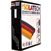 ISOLATECH tubo termorestringente 2:1 Mini Box senza adesivo bianco Ø6,4mm 10 metri per auto cavo elettrico USB accessori resistente ai raggi UV rotolo non etichettato in pratica scatola dispenser