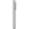 Cyberwork Soffione Doccia Portatile in Acciaio inossidabile 304 ad alta Pressione Doccia a Risparmio Idrico Con Ugelli in Gomma di 48 Fori in Silicone Facile Pulizia G1/2 soffione doccia (Bianco)