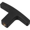 AUTSUPPL Maniglia T Plastica Nero Opaco Filettatura Nylon M6*70, Sostituendo Valvole Di Scarico Acqua Di Scarico Per Camping Car E Maniglia Di Avvio Trimmer Uso, Multiuso, Pezzo Di Ricambio