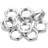 PATIKIL M16 x 1.5 Acciaio Esagonale Dadi, 10pz Metrico Filetto Zinco Placcato Finito Ferramenta Dadi Vite Bullone Elementi di fissaggio 7mm Altezza