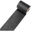 Decotalk Bordo Per Carta da Parati Glitterato Color Nero 10X600cm Bordo da Parete Glitterato Autoadesiva Bordi Pannelli Adesivi Bordi Adesivo Per Pareti Striscia Adesiva Muro Decorativa Rimovibile