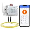 UbiBot rilevatore di perdite d'acqua WiFi ed Ethernet, avvisi di perdite e gocciolamenti, monitoraggio e controllo delle perdite 24/7, visualizzazione della posizione delle perdite in tempo reale