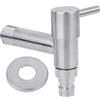 Aigid Rubinetto per acqua a parete - Lavatrice Singolo rubinetto freddo in acciaio inossidabile solido con beccuccio G1/2 per lavanderia Bagno Lavatrice Mop Pool