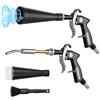 ABOHU Pistola per la Pulizia a Secco, 6-9,2 Bar ad Aria Compressa, Alta Pressione, Classica Senza Contenitore, Blow Gun Classic, Pistola Aria Compressa, Blow Gun con 2 Ugelli Pulizia Auto e Pavimenti