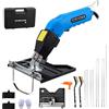 Yapasopu 200W 2 IN 1 coltello elettrico taglia polistirolo Temperatura regolabile 0-600℃ taglia polistirolo a filo caldo Larghezza scanalatura regolabile 16 cm per DIY