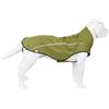 Mile High Life | Cappotto Cane Antipioggia | Impermeabile e Regolabile | Leggero e Catarifrangente | Facile da Indossare (Giallo lime, S)