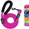 petlux Guinzaglio per Cani, Nylon Elastico e Riflettente Resistente 1,5mt Impugnatura Imbottita Antiscivolo Addestramento per Cani (Fucsia)