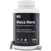 NUTRIBRAIN Maca Nera Peruviana ad Alto Dosaggio | 40.000mg - Estratto 20:1 | 5 Mesi | Energia e Vitalità | Uomo e Donna | Prestazioni, Resistenza ed Equilibrio | 140 Capsule Vegane Altamente Concentrate