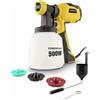 Powerplus Pistola a spruzzo POWX352 - Pistola a spruzzo 500 W, contenitore da 1,4 L
