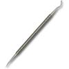 VIVA INSTRUMENTS Lima per curette e sonda per unghie, professionale in acciaio inox, per rimuovere e pulire le cuticole curve, per manicure/pedicure, strumento per unghie incarnite approvato dai podologi Viva