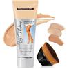SHOPPGO Fondotinta Gambe Waterproof 100ml, Fondotinta Corpo Waterproof, Crema Colorata gambe Include Pennello Fondotinta, Correttore a Lunga Tenuta (02#Marrone Chiaro)