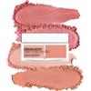 NÉO MAKE UP Blush in Polvere Libera - Trucchi Contouring Viso - Fard Make Up - Time to Blush - 4 Tonalità Modulabili - 02 Pesca