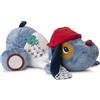 LILLIPUTIENS - Cane di Peluche Maxi attività - Ideale per Decorare la Stanza e Giocare - Altezza 55 cm - Suoni e attività Multiple - Materiali Morbidi - 87 cm - da 6 Mesi