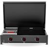 Cozze® Combo 900 - Piastra a Gas 2-in-1 e Grill per Carne | Piastra Barbecue Gas 7,5kW con Bruciatore a Infrarossi, Grande Piastra in Ghisa Smaltata 53cm, Accensione Rapida e Manopole LED