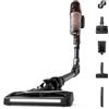Rowenta X-Pert 6.80 Animal Flex, Aspirapolvere Senza Fili Potente con Spazzola Multifunzione con Luci LED, Kit per Animali, Display, Autonomia Fino a 60 Min, 100 W, Colore Burgundy/Grigio, RH6495