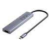 Unitek Hub Usb-C Unitek 7W1 PD 100W HDMI 2.0 Argento [H1124AGY01]