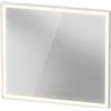 Duravit L-Cube Miroirs avec éclairage, angulaires, 800x700x67mm, blanc aluminium mat, LC7381018180100, LC7381018180100