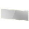 Duravit L-Cube Miroirs avec éclairage, angulaires, 2000x700x67mm, blanc aluminium mat, LC7387018180100, LC7387018180100