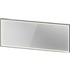 Duravit L-Cube Miroirs avec éclairage, angulaires, 1800x700x67mm, graphite aluminium mat, LC7386049490100, LC7386049490100