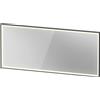 Duravit L-Cube Miroirs avec éclairage, angulaires, 1600x700x67mm, graphite aluminium mat, LC7385049490100, LC7385049490100