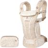 Ergobaby Omni Breeze Marsupio per neonati, 4 posizioni SoftFlex Mesh ergonomico frontale, Cream Flower Lace