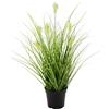 Flair Flower Erba artificiale della coda di volpe in vaso di erba artificiale, decorazione per erba, ciliego panicoideae, erba dolce Setaria