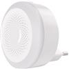 EMOS - Elegante luce notturna a LED per presa elettrica rotonda - Luce di orientamento con interruttore per 230 V, spina europea - Bianco caldo - Illuminazione orientativa per cameretta dei bambini