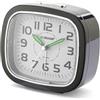 Velamp Sveglia da Comodino, Sveglia Analogica al Quarzo Silenziosa con Luce Senza Ticchettio, Semplice Orologio da Tavolo con funzione Snooze,Adatto per Camere da Letto, scrivanie, viaggi...