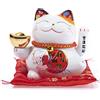 lachineuse Oggetto decorativo asiatico, Porcellana, Multicolore, 13x14,5x10 cm
