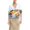 Desigual Cardigan della Collezione Donna, Azzurro, L