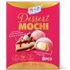 Generico Dessert Mochi - Dolci Giapponesi con Ripieno Cremoso - 8 Pezzi (120g) - Senza Coloranti Artificiali - Gusti: Vaniglia, Cocco, Tiramisù, Cheesecake alla Fragola,Pistacchio (FRAGOLA CHEESECAKE)