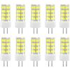 HUAMu Lampadina LED G4 AC/DC 12V, 5 Watt, 500 Lumen, Luce Bianca Fredda 6000K, Angolo del fascio di luce 360°, Equivalente a 50 Watt G4 Alogeno, Non Dimmerabile, Confezione da 10