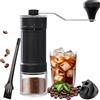 SHENGRUI Macinacaffè manuale, con macina conica contemporanea in ceramica ad alta precisione, impostazioni regolabili a 40 gradi, macinacaffè portatile con capacità di 30 g, per caffettiere da caffè espresso