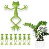 Bibykivn Clip di Supporto per Piante a Rana, Supporto Piante Rampicanti, Supporto per Piante a Rana per Decorazione Vaso, Accessori per Decorazione Giardino, Portapiante per Interni (8 Pezzi)