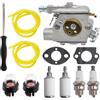 Hippotech 309376002 Carburatore per motosega a gas Ryobi RY3714 RY3716 con filtro carburante cacciavite kit di messa a punto