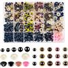 Hengxinchen 620 Pezzi Occhi Amigurumi Cromatico Amigurumi Kit Occhi 6-14mm Occhi per Pupazzi Plastica Occhi di Sicurezza per Amigurumi con Rondelle per Animali all'Uncinetto Bambola Pupazzo Peluche