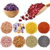 SERAOKICKY 12 Confezioni di Petali di Fiori secchi, Set di Petali Naturali al 100%, per Sapone, Decorazione di Torte, Produzione di Candele, Decorazioni per Feste, Cottura al Forno e Cucina