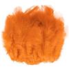 M METERXITY 100 Pezzi Piume Sella Gallo, 1.6-3 Pollici / 4-8cm Molti Piume Naturali Soffici per Creazioni/Matrimoni/Acchiappasogni/Decorazioni Fai da Te [Arancione]