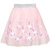 Sunny Fashion Ragazze Gonna Rosa Coniglietto Coniglio Paillettes Scintillante Tutu Danza 6 Anni