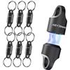 KeySmart MagConnect - Portachiavi Magnetico a Sgancio Rapido, Portachiavi Magnetico Staccabile per Chiavi Auto, Portachiavi a Magnete per Uomo Donna (Confezione da 6)
