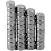 MaajeeKuto Strong Magnets Magnete al neodimio, rotondo, 2 x 1 mm, 50 pezzi, extra forte, può contenere fino a 100 g, per lavagne magnetiche, frigorifero, lavagna, bacheca, ufficio