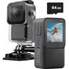 ydi Action Cam Impermeabile 5K/30fps, Videocamera Portatile per Vlog, Fotocamera Subacquea da Pollice con EIS, Wi-Fi, Touchscreen, Kit di Accessori, Scheda da 64GB