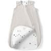 lulumoon Sacco nanna per bambini da 3 a 9 mesi: sacco a pelo in mussola per bambini e bambine - Sacco nanna in cotone per 70 cm per tutte le stagioni, grigio., S-Größe/71cm/3-9 Monate