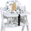 Totsy Baby Copri seggiolone pappa universale - copriseggiolone bambino e bambina cuscino imbottitura riduttore per Hauck e Stokke sedia con un rivestimento impermeabile stabile Africa